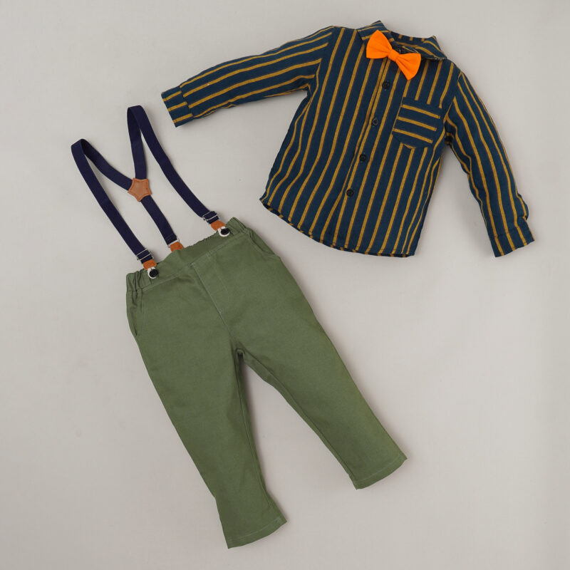 Traje Verde Tirantes